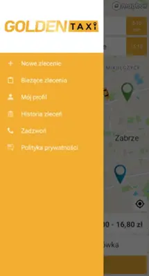 Golden Taxi android App screenshot 2